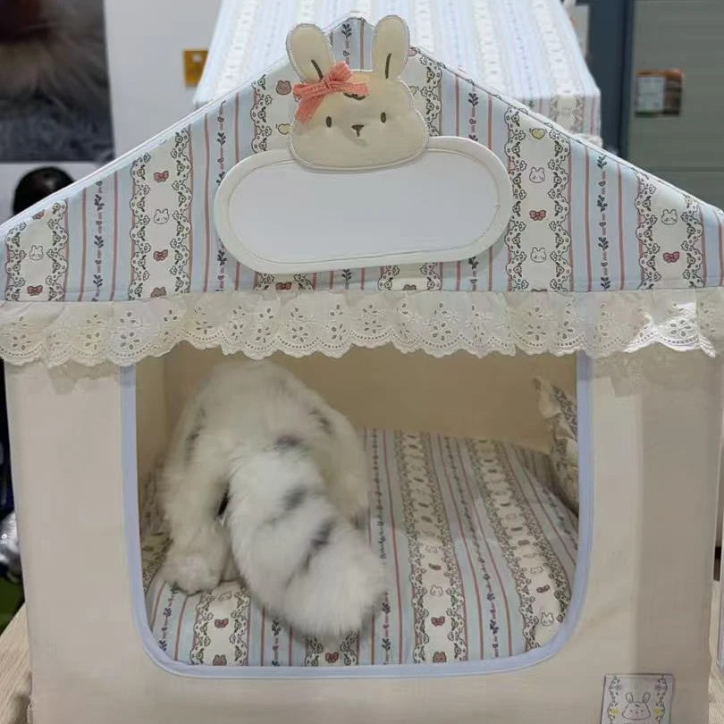 小韩itsdog可爱小兔条纹小屋