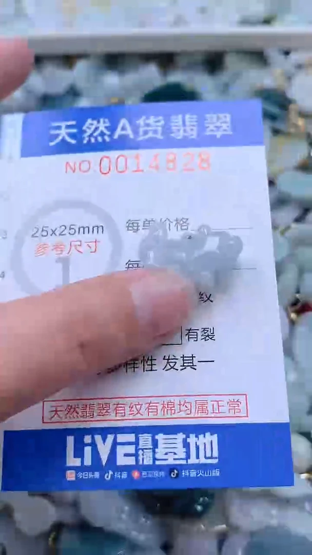 翡翠未镶嵌吊坠(不含链)1