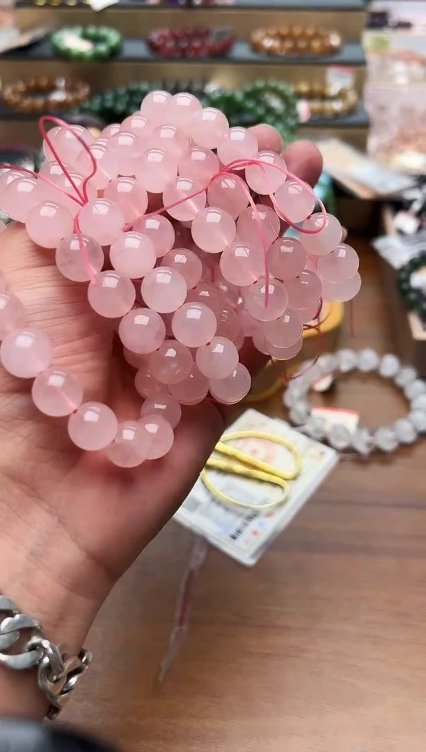 水晶手链未镶嵌粉晶  卡11+ 多样性发一