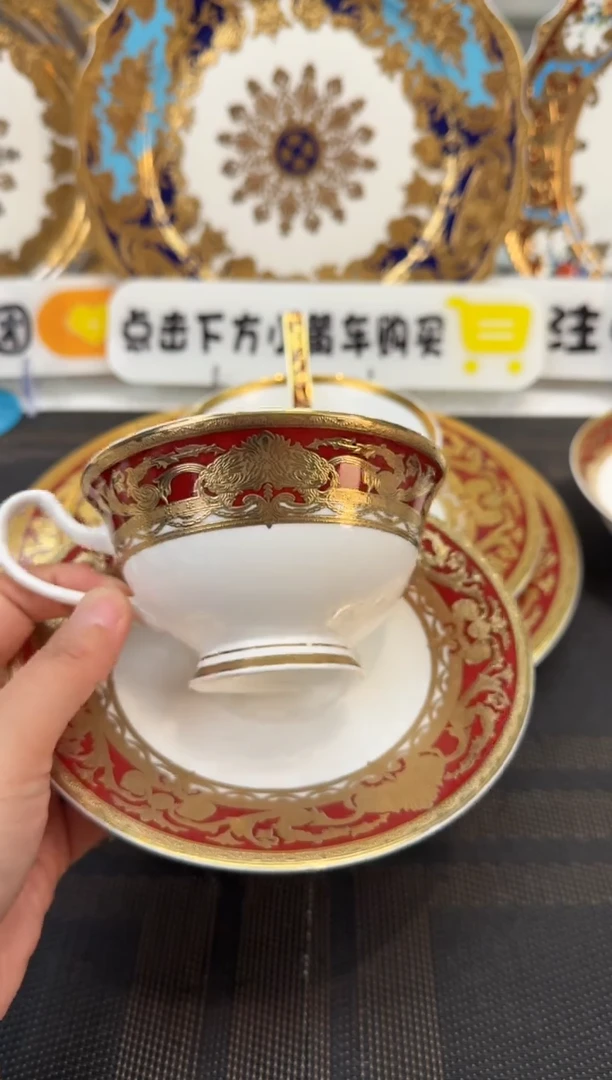 瓷片200毫升杯碟 1套