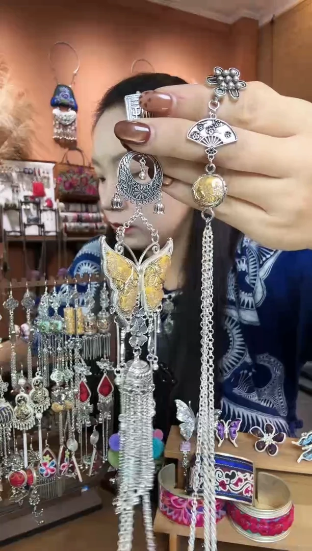 刺绣纯手工民族风压襟