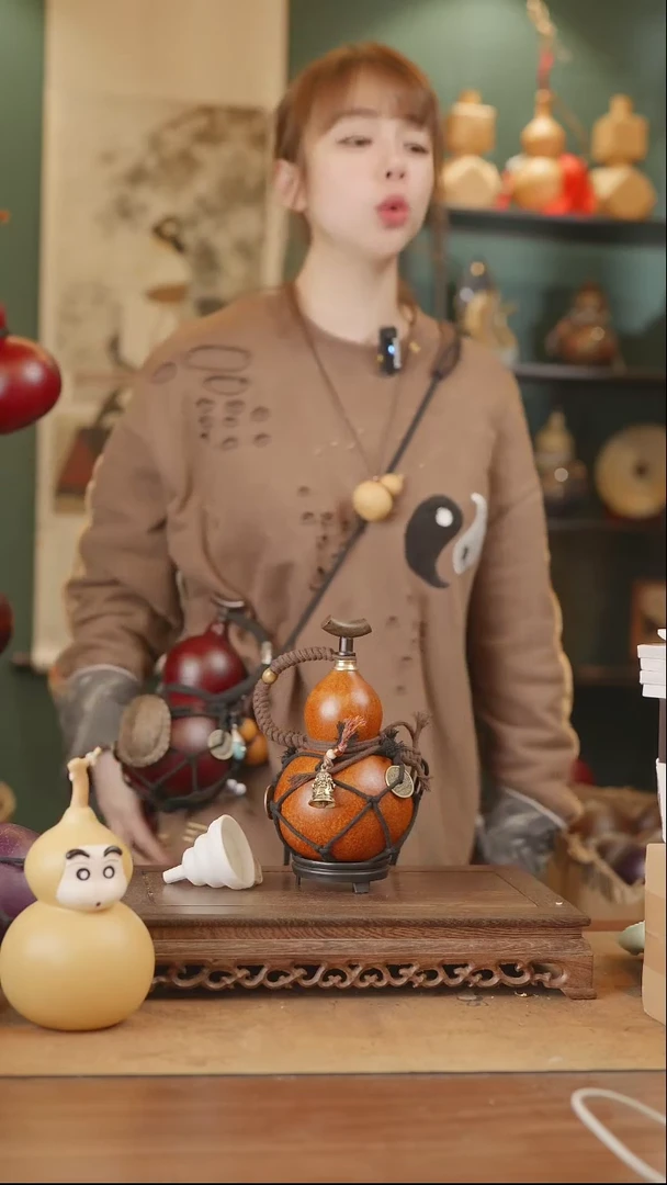 【闪购商品】20号精品天然大漆工艺防渗内胆酒葫芦~