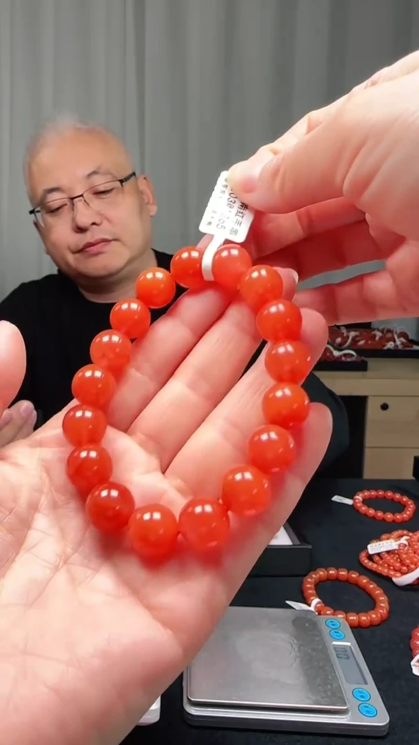 未镶嵌多样性发一件南红玛瑙12mm保山圆珠单圈