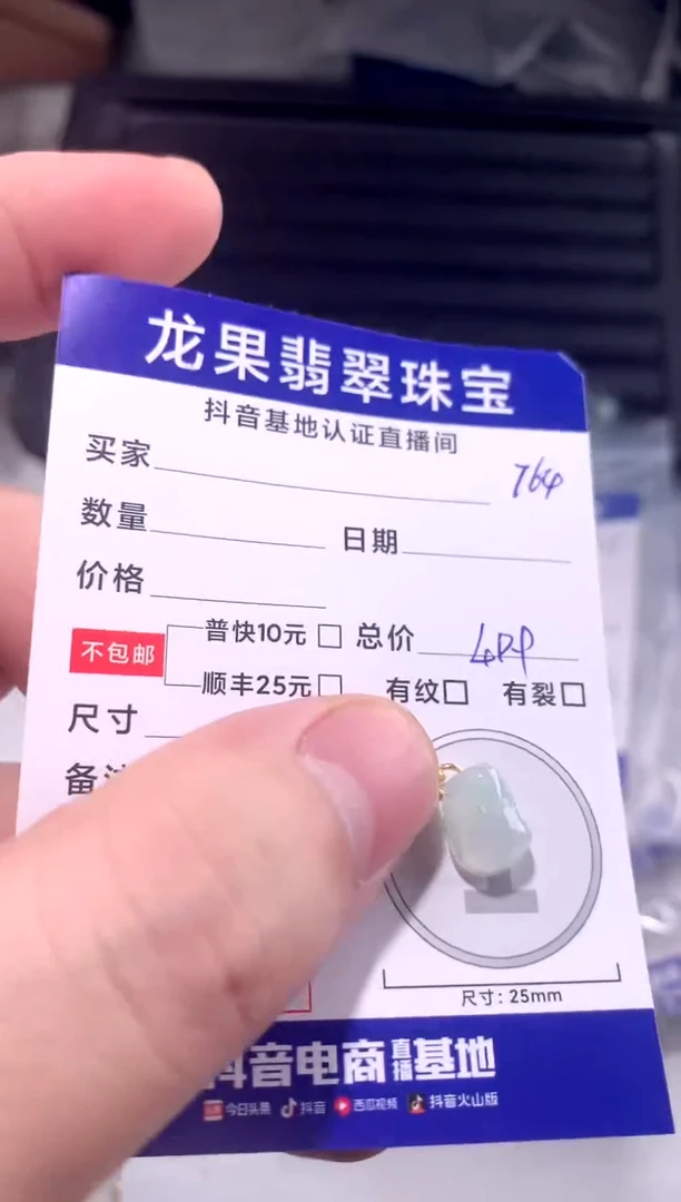 颈饰未镶嵌翡翠貔貅764
