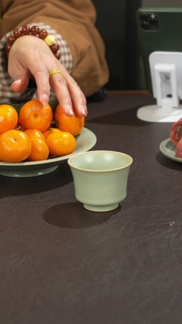 瓷宣宝汝瓷原矿原釉作品