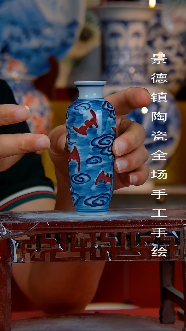 摆件景德镇陶瓷 全场手工手绘