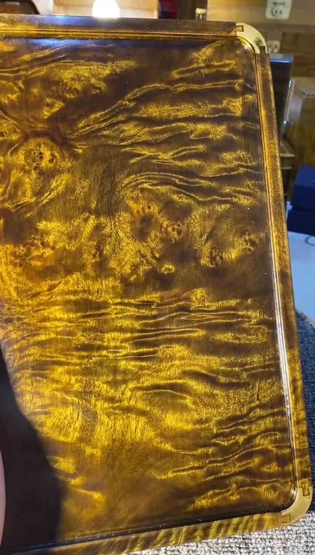 【闪购商品】金丝楠木艺阴沉文承盘F9