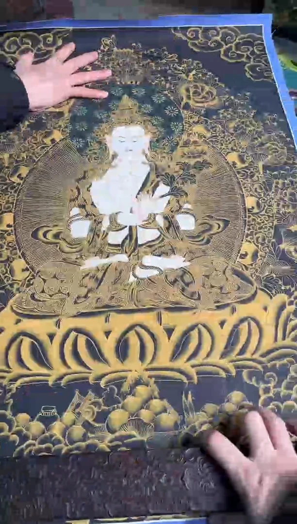 卷轴画路路的唐卡tk160