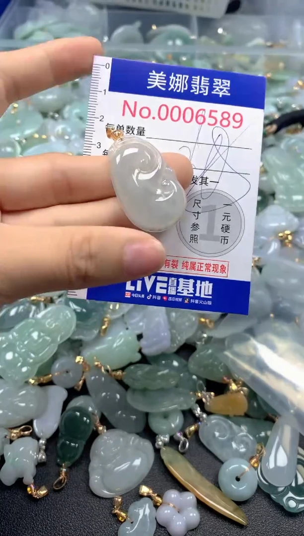 颈饰未镶嵌翡翠6589