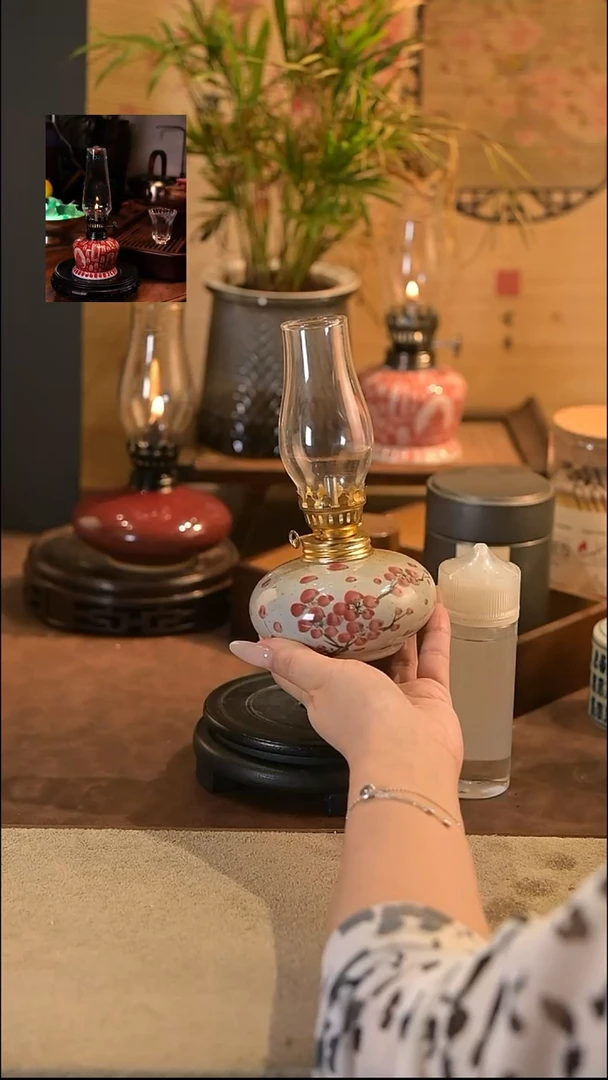 景德镇陶瓷香薰灯摆件