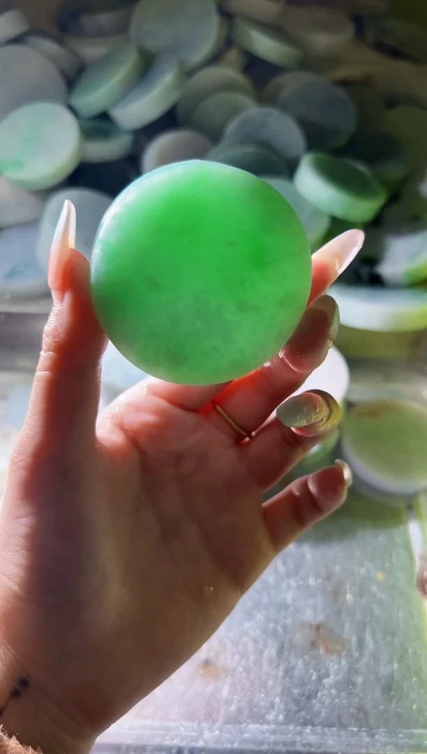 翡翠未镶嵌颈饰翡翠A货小蒋39