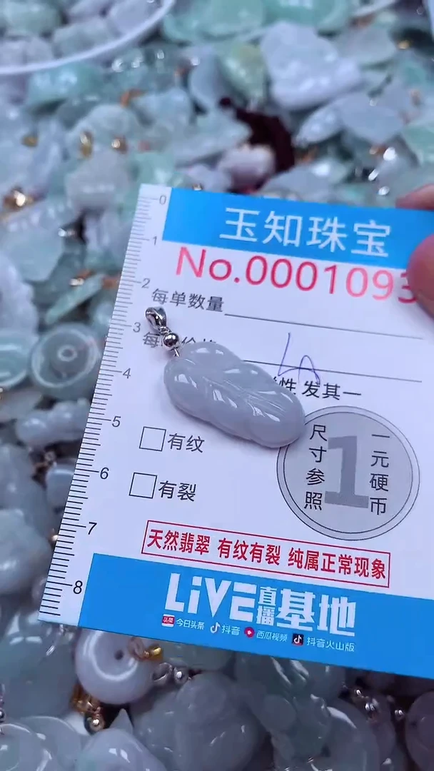 吊坠(不含链)未镶嵌翡翠1093