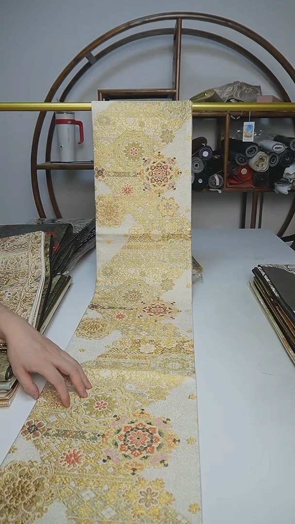 织绣98西阵织六通宝相花