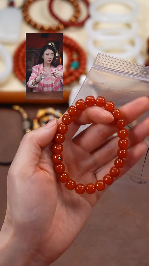 未镶嵌手串南红玛瑙?****?柒禧文玩回血好物