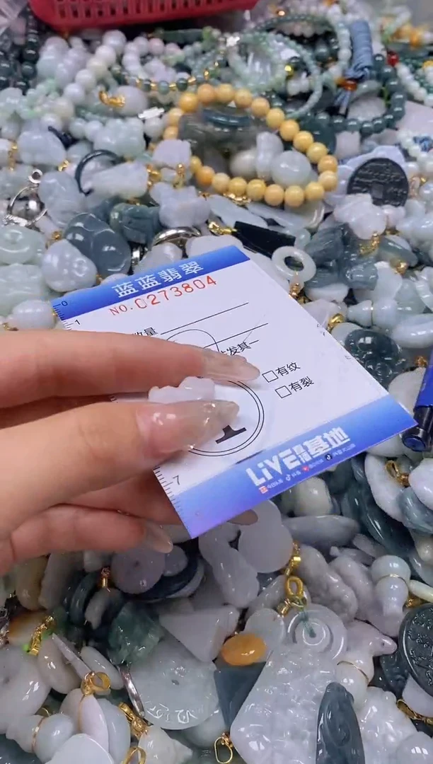 翡翠未镶嵌颈饰闪购0273804