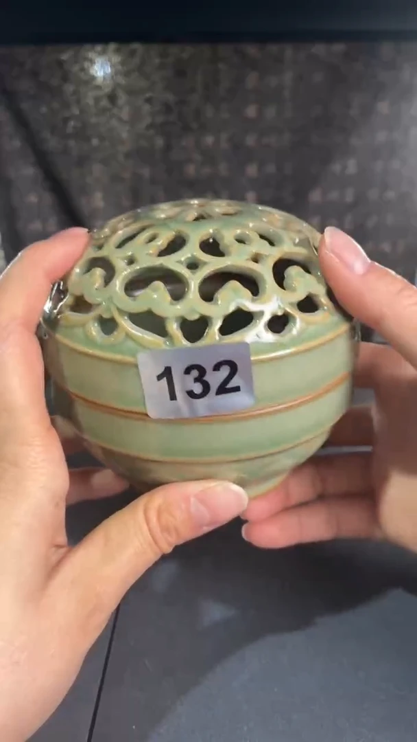 耀州窑仰山香薰微瑕132