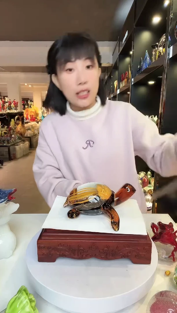 【闪购商品】茶盏琉璃摆件家居摆件