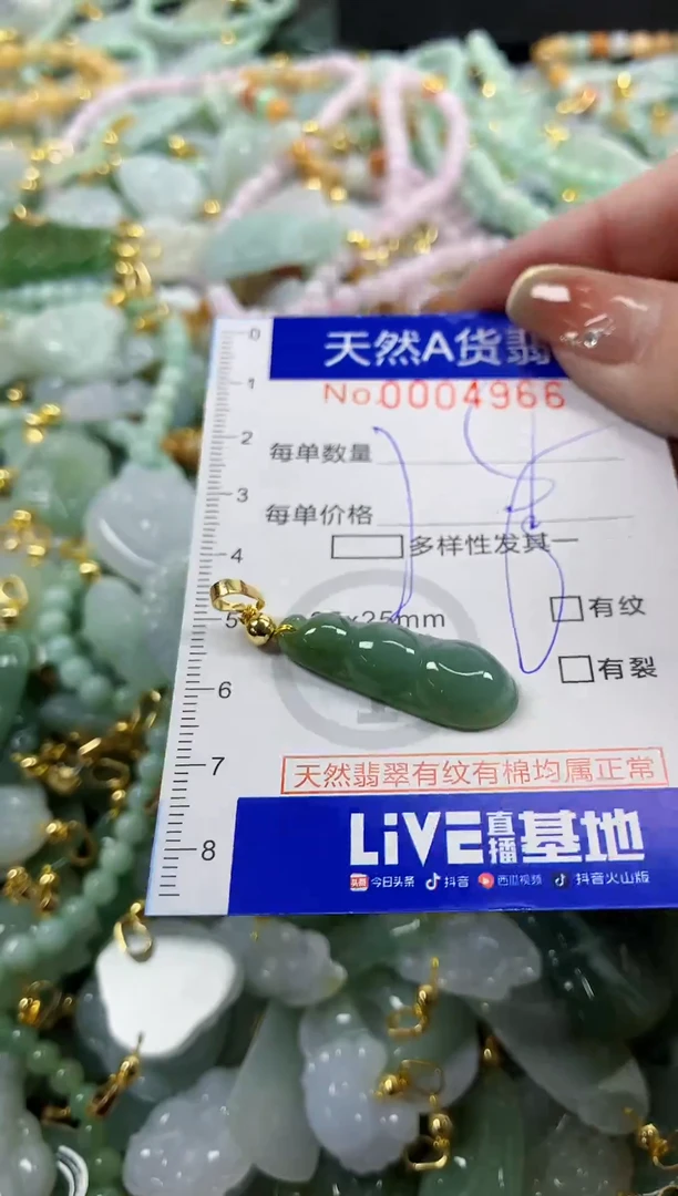 颈饰未镶嵌翡翠天然A货翡翠