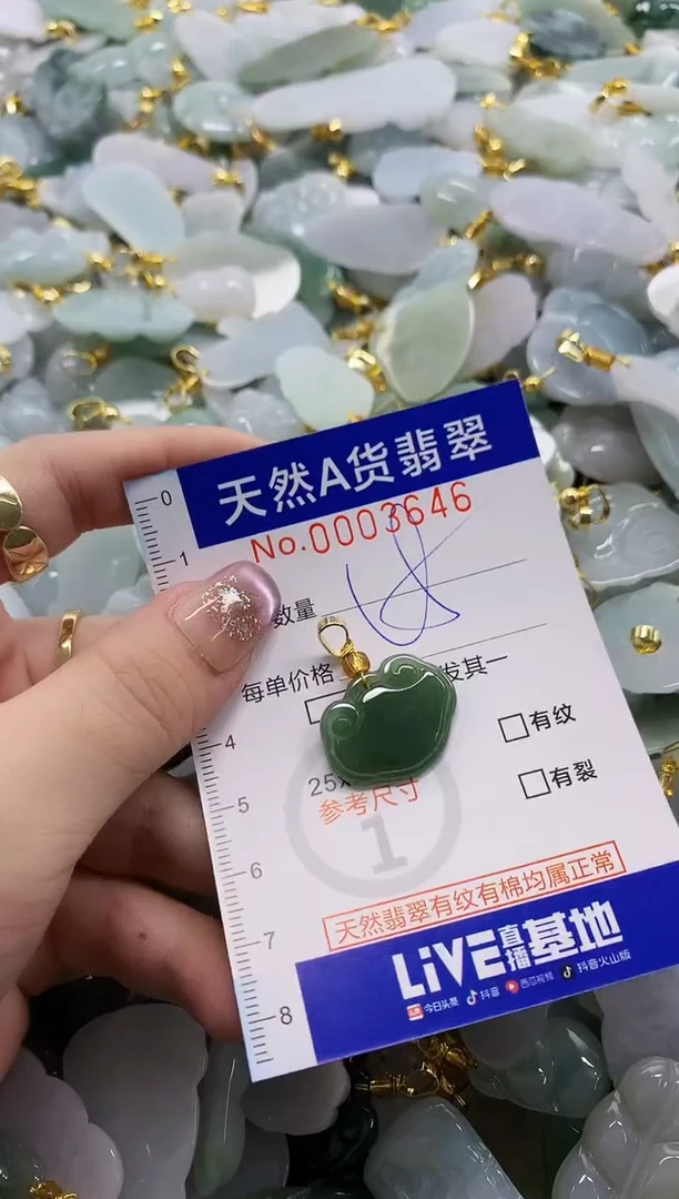 颈饰未镶嵌翡翠天然A货翡翠