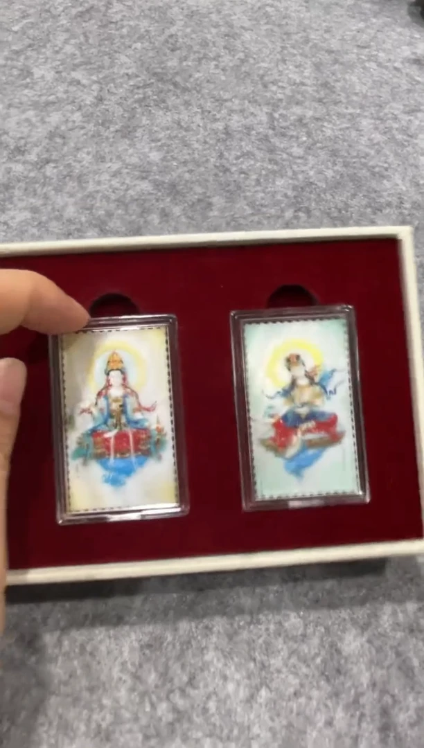 书法解物小画一对0170620