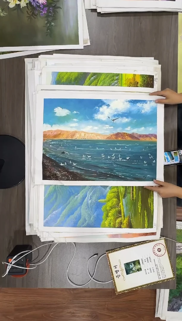 油画【71号】约53*35cm丨朝鲜原创纯手绘孤品油画丨顺丰包邮