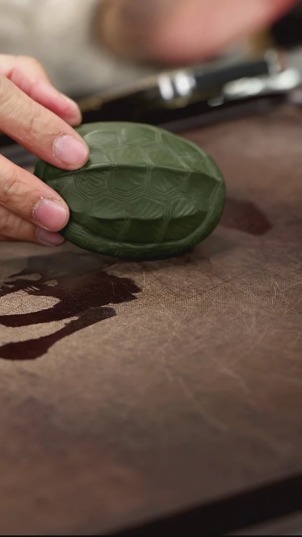 紫砂茶宠紫砂龟壳