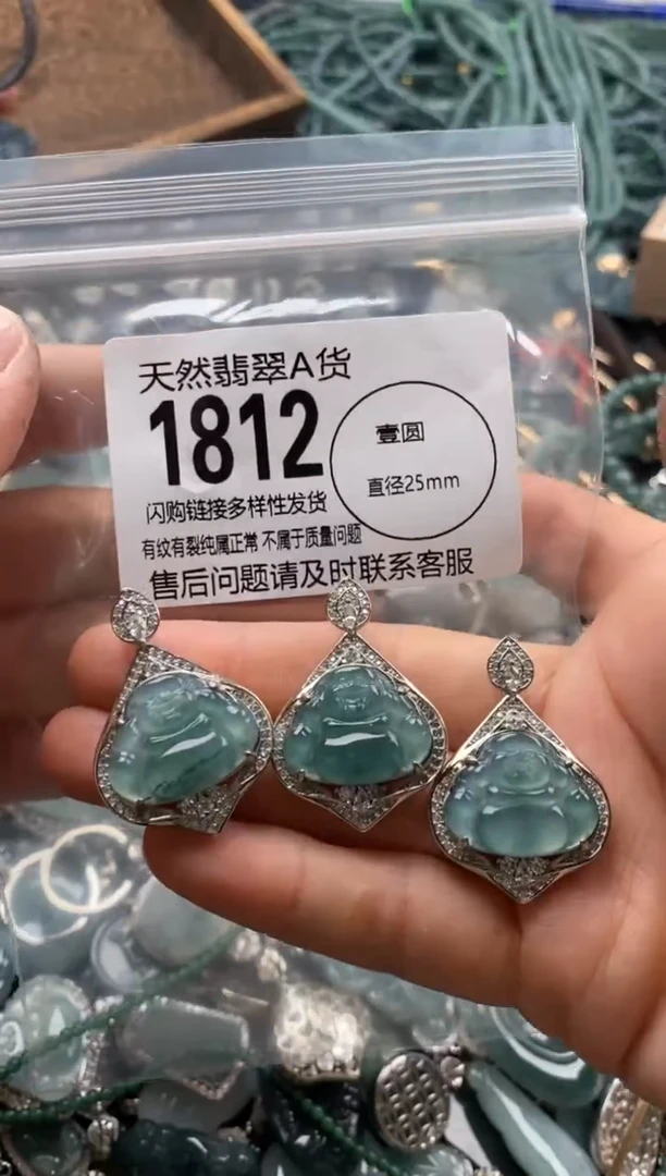 【闪购商品】翡翠颈饰未镶嵌多样性发其一1812