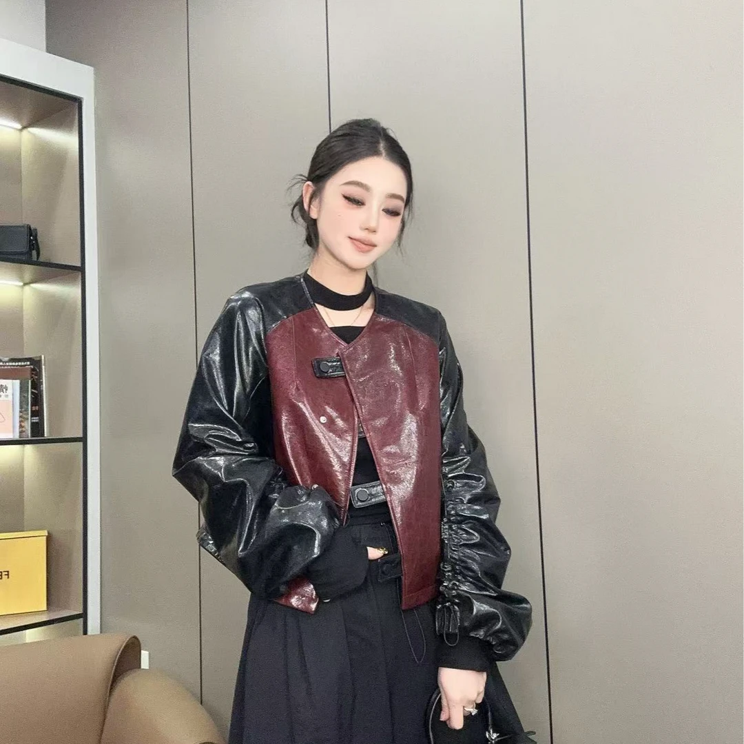 【DCP•Flagship store】83278-I 2025新款时尚绵羊皮外套