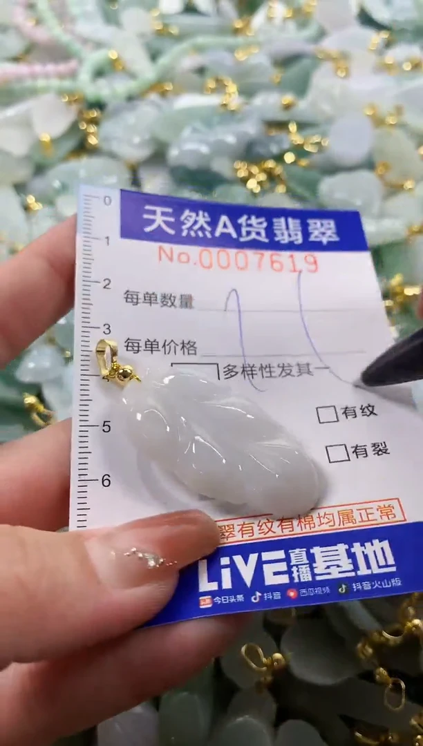 颈饰未镶嵌翡翠天然A货翡翠