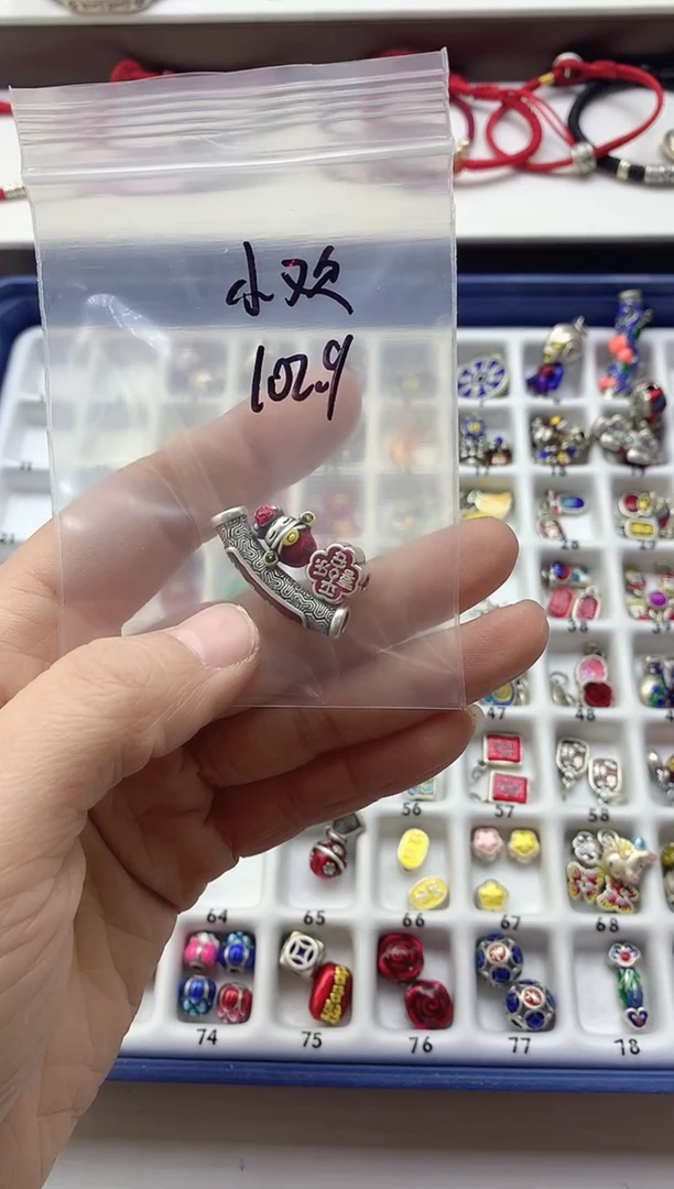 珐琅足银#风铃子银饰#小欢爱跳舞