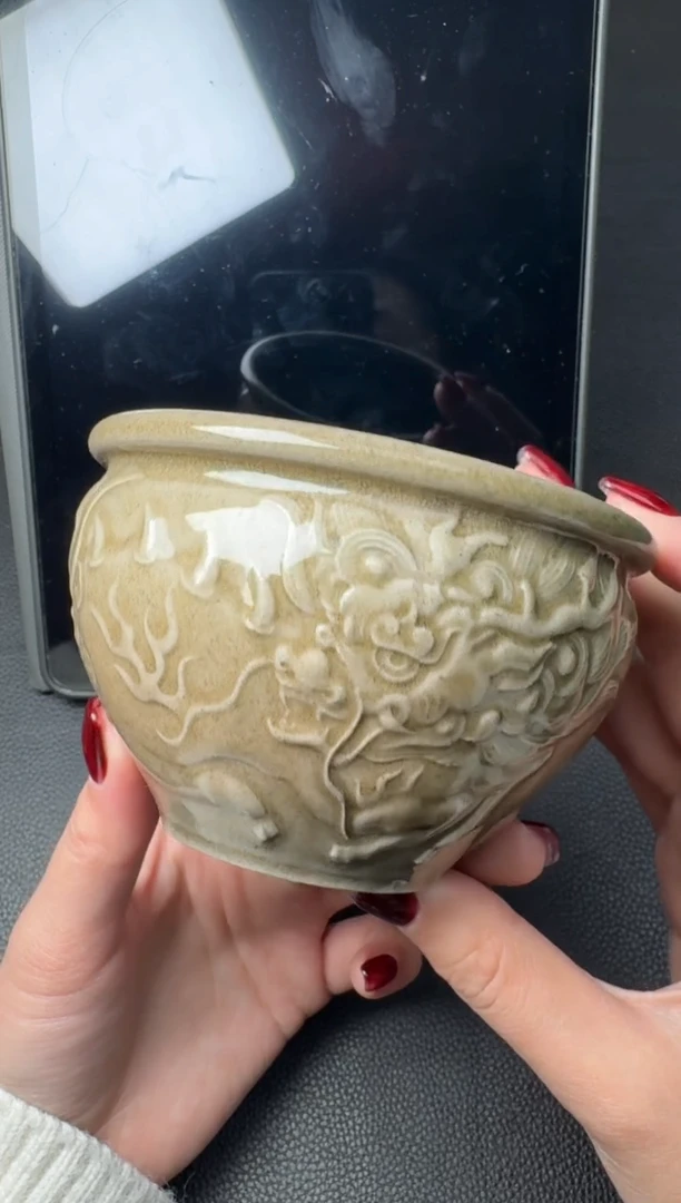 【闪购商品】茶盏建盏故事李学有牡丹花75