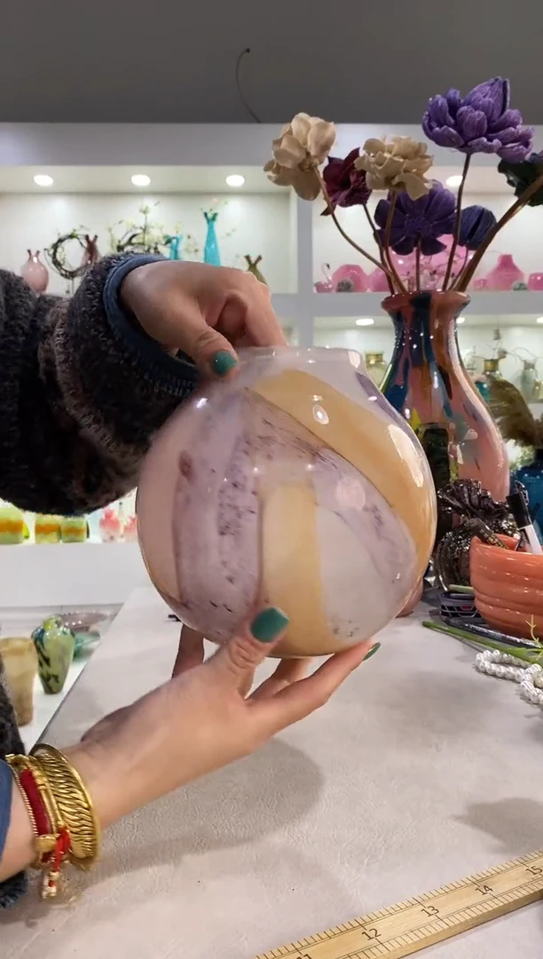 慕忆家手作琉璃花瓶