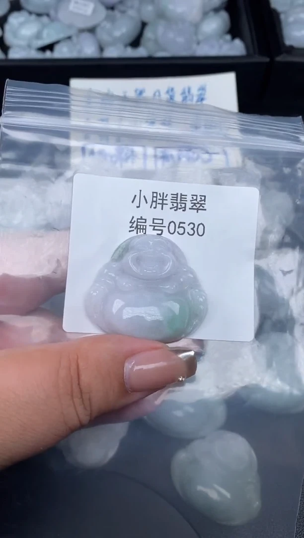 翡翠未镶嵌颈饰缅甸天然A货翡翠0530