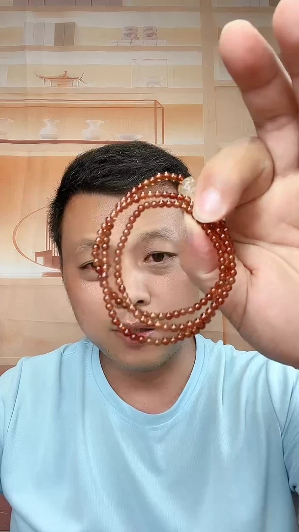 手链未镶嵌石榴石意*平珠链