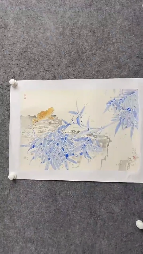 国画邹训精-2.3平尺-国画作品-yz