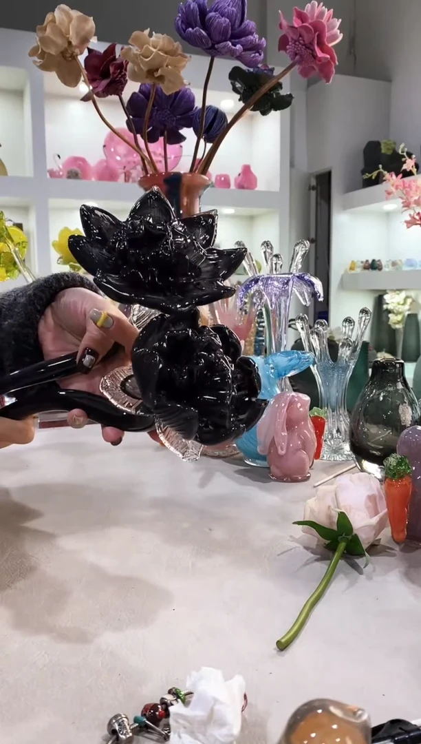 慕忆家手作琉璃花瓶