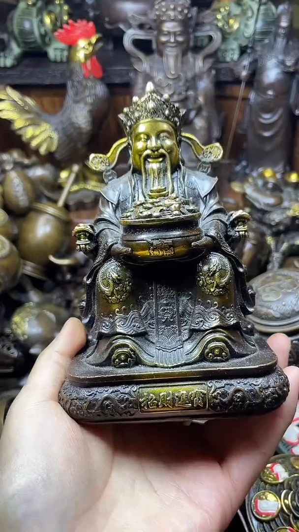 闪购链接，点击下单，有运费险，铜摆件