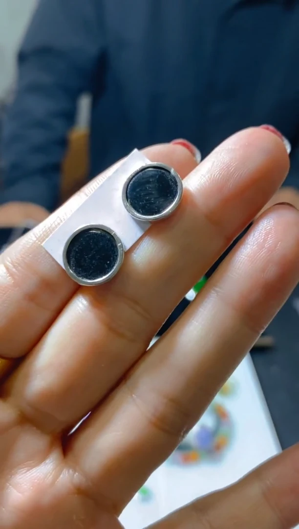 未镶嵌翡翠耳饰天然a货翡翠 多样性发货 假一罚四