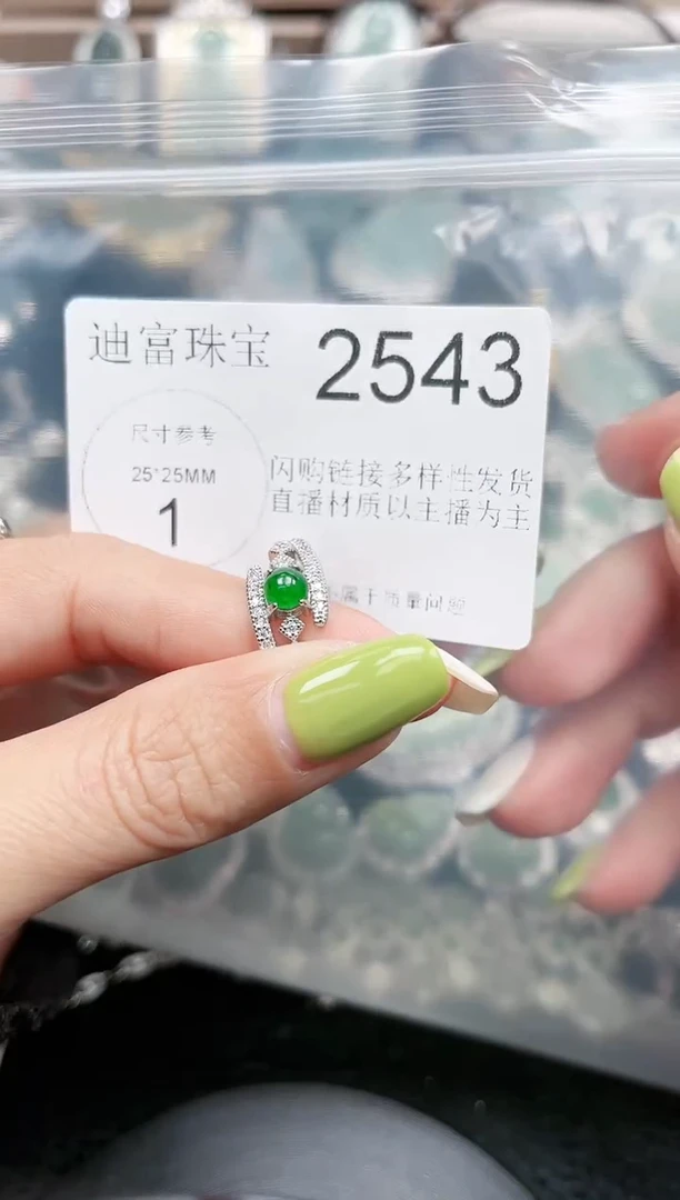 【闪购商品】翡翠颈饰未镶嵌2543赠皮绳