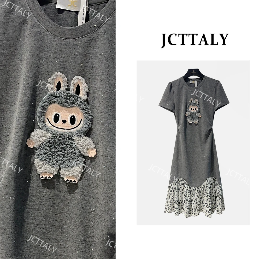 【宠粉价】设计师夏季高腰休闲连衣裙女装套头长裙JC-A4056