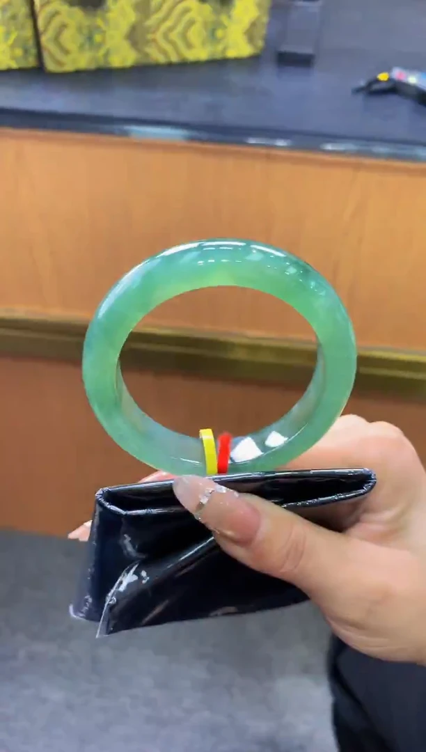 未镶嵌手镯翡翠-F156-正圈54.9-全款36万-定金2万