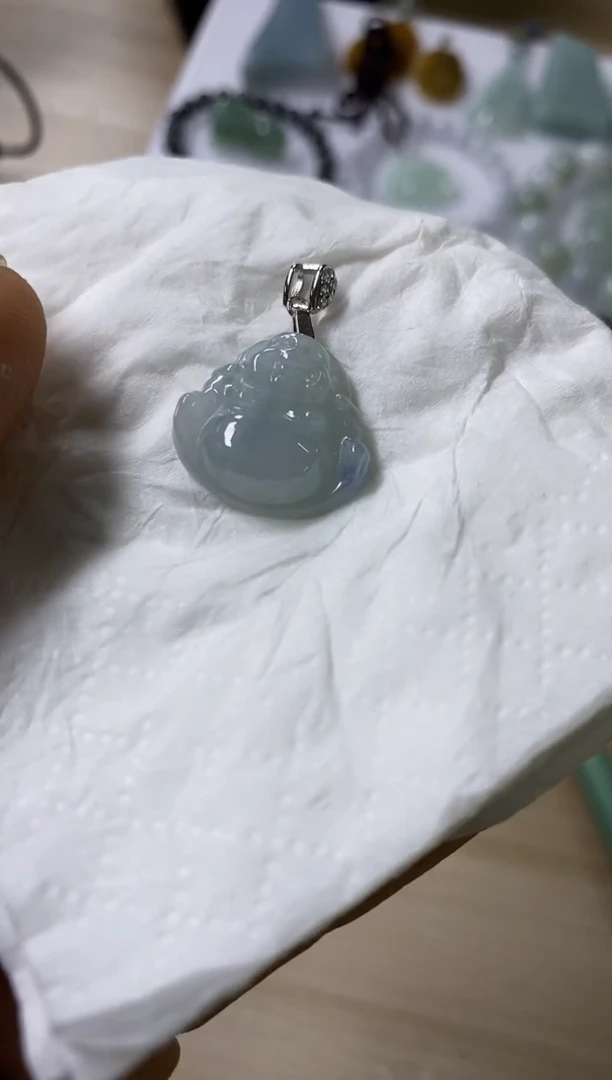 翡翠未镶嵌颈饰12天然缅甸翡翠A货