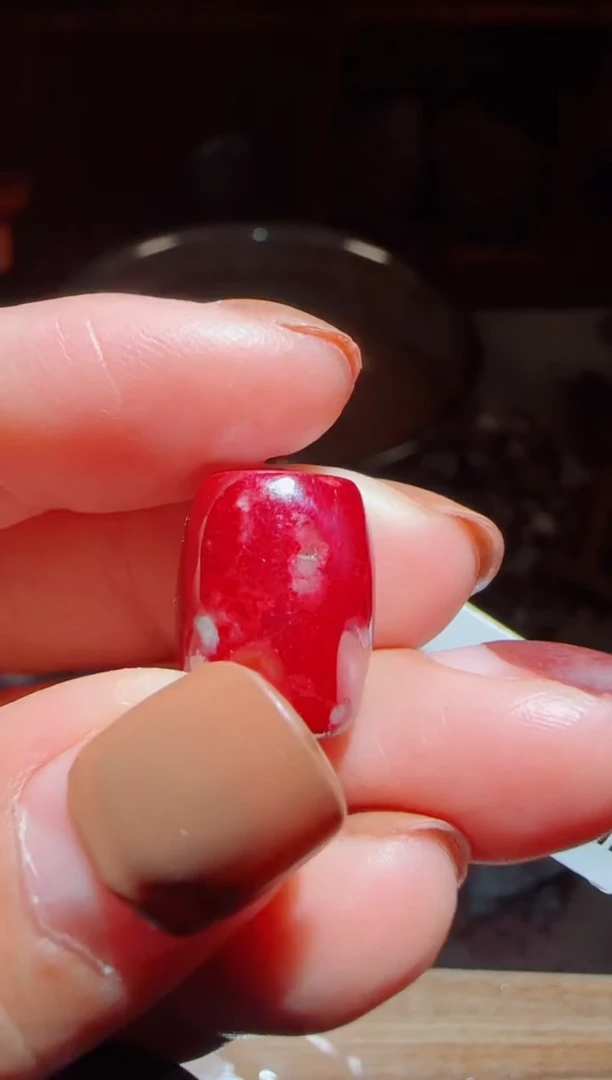 天然辰砂朱砂桶珠42