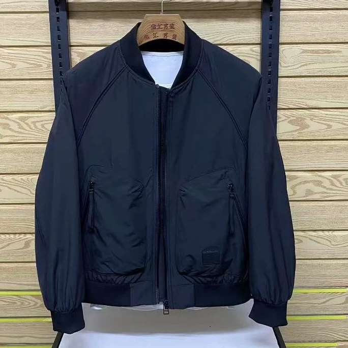 春季新款高品质男士立领休闲夹克外套