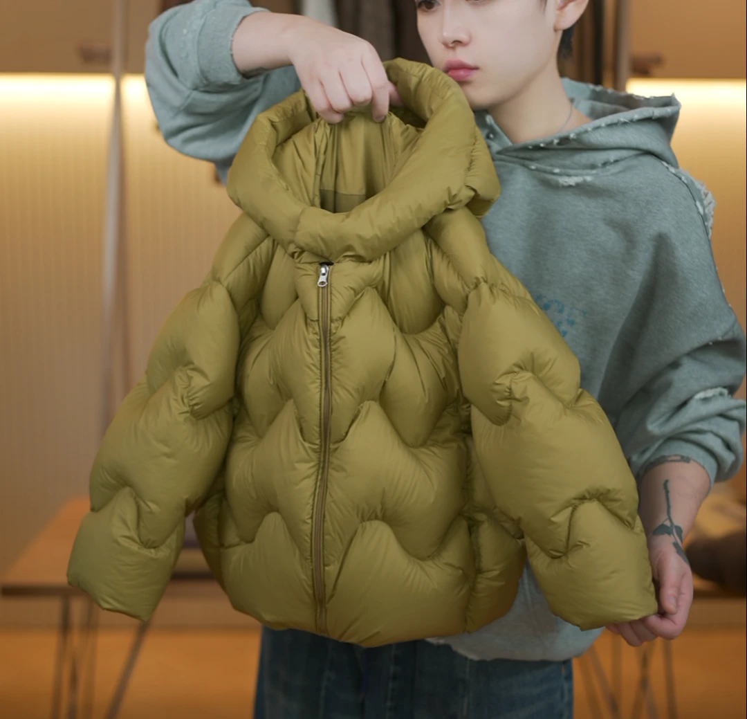 【小蛋壳】【现货】冬装新款韩版儿童洋气男童加厚保暖白鸭绒羽绒服