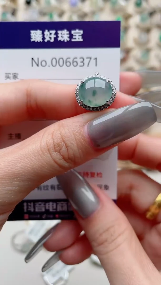 【闪购商品】翡翠戒指银S925镶嵌........