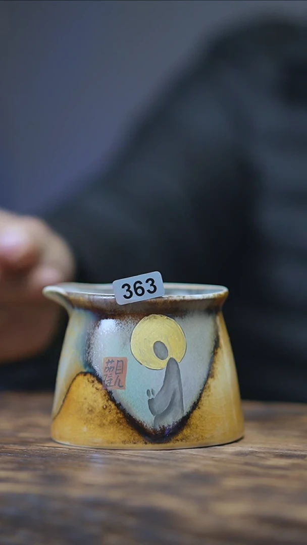 【闪购商品】363景德镇手绘无相佛公道杯