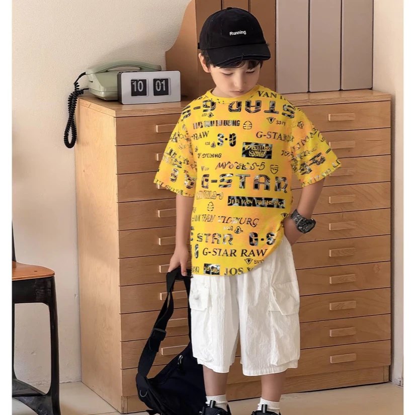 10112高端专享夏款短袖黄色（斯）