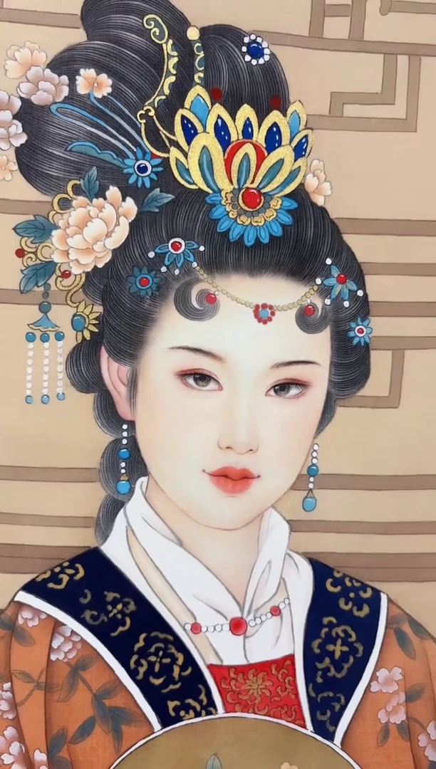 国画秦燕格国画手绘作品Y88