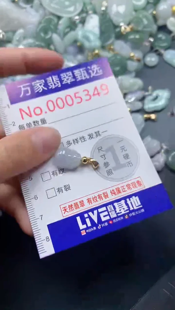 吊坠(不含链)未镶嵌翡翠5349